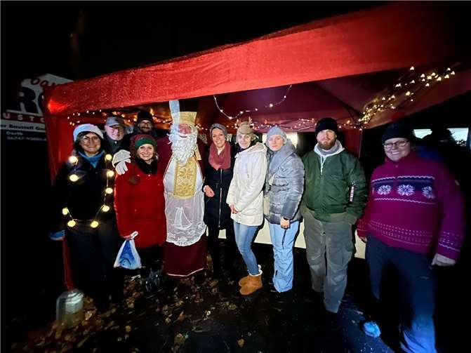 Ein ganz besonderer Höhepunkt des Abends war zweifelsohne der Besuch des Nikolauses.  Quelle: TVW