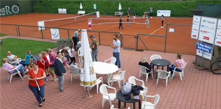 Ein ganz normaler Trainingsalltag beim TC Blau-Weiss Bad Breisig. Foto: privat