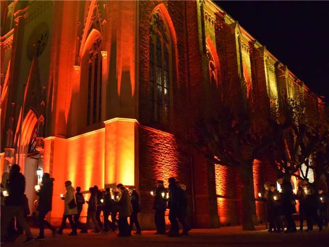 Ein gemeinsames Ziel- Frieden- verbindet Menschen aller Religionen. Fotos: Dekanat Nassauer Land