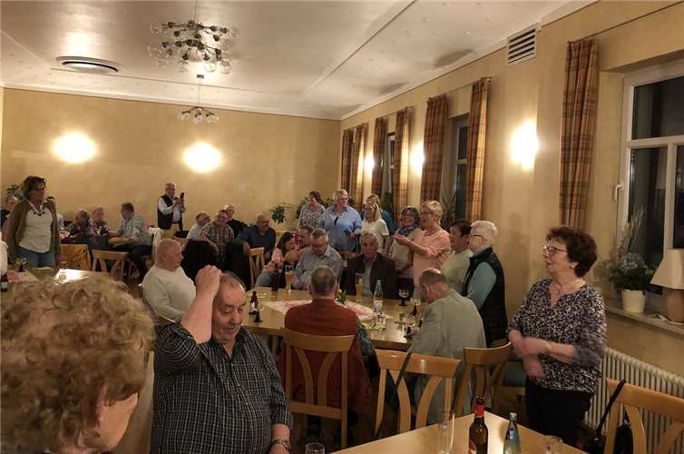 Ein gemütliches Beisammensein der Chorgemeinschaft.  Foto: privat