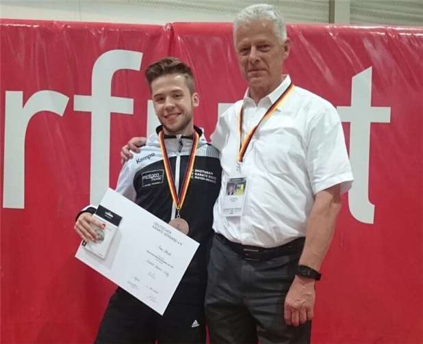 Ein glücklicher Marc Schulz nach den Meisterschaften.Privat