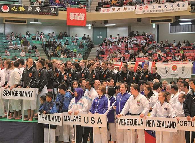 Ein großes Teilnehmerfeld garantierte dem Publikum in Tokio spannende Wettkämpfe. privat