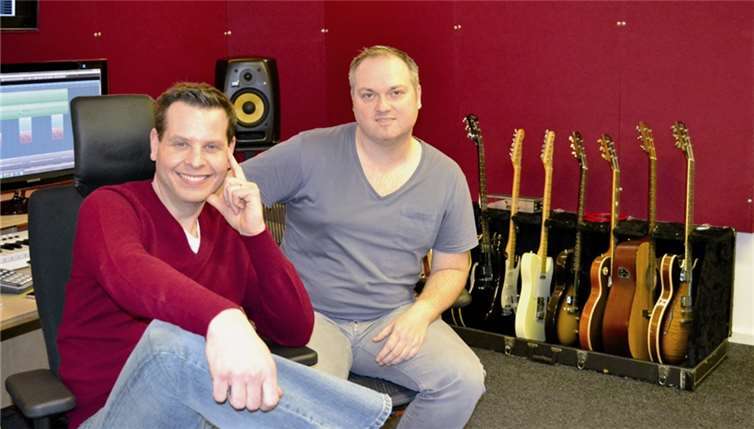 Ein klasse Team: Christian Geller (l.) und Fabian Zimmermann. ET