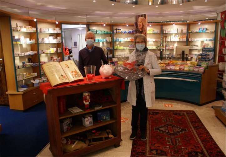 Ein kleines Dankeschön für den Spender. Foto: privat