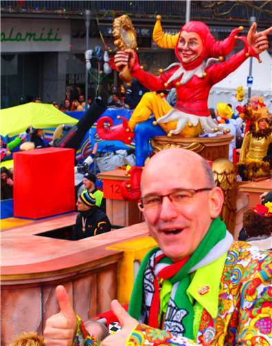 Ein kräftiges Helau aus Mainz von RKK-Pressesprecher Werner Blasweiler.