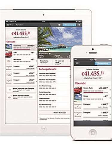 Ein leicht zu bedienendes Mini-Programm hilft dabei, die Sparziele in die Tat umzusetzen. moneYou.de/akz