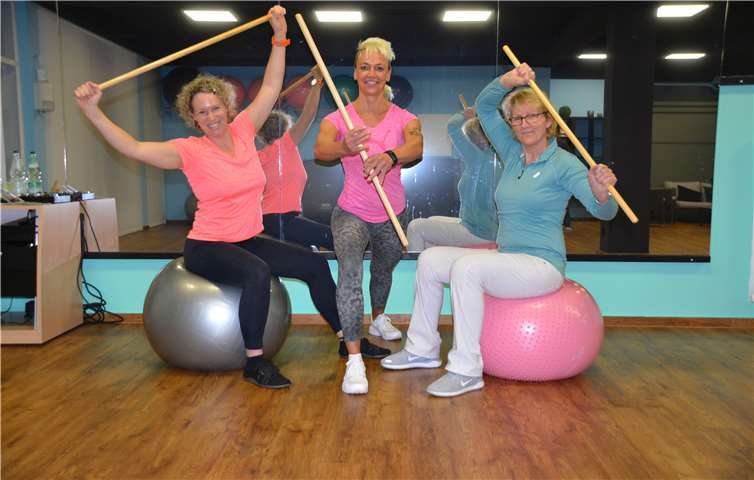 Ein motiviertes Team: Regine Hoffbauer (rechts), Rabea Reptalla (Mitte) und Sandra Rupprecht.