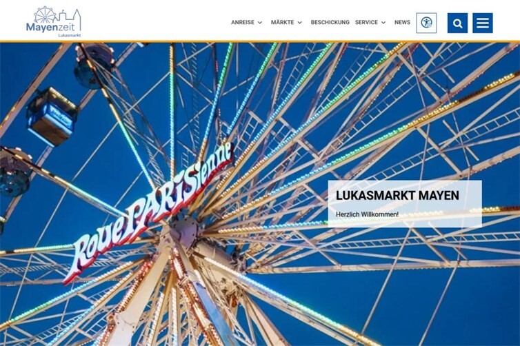 Ein neuer digitaler Treffpunkt für den Lukasmarkt: Unter der neuen Internetseite finden Besucherinnen und Besucher alle wichtigen Informationen auf einen Blick.