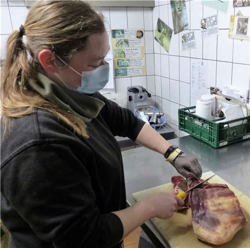 Ein neues Messerset fürs Futterschneiden.