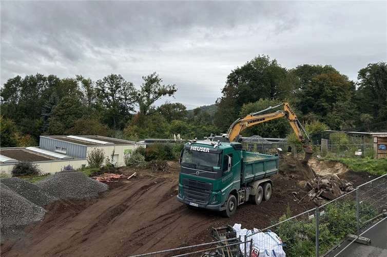 Baustellen als Symbol für Fortschritt Ein neues Zoorestaurant entsteht.