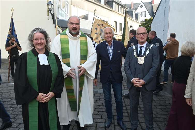Ein ökumenischer Gottesdienst durfte nicht fehlen.
