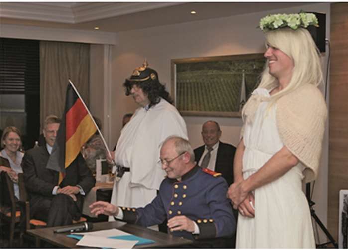 Ein preußischer Offizier ruft nach der HL Barbara. A. Schönbrodt, ZInFü