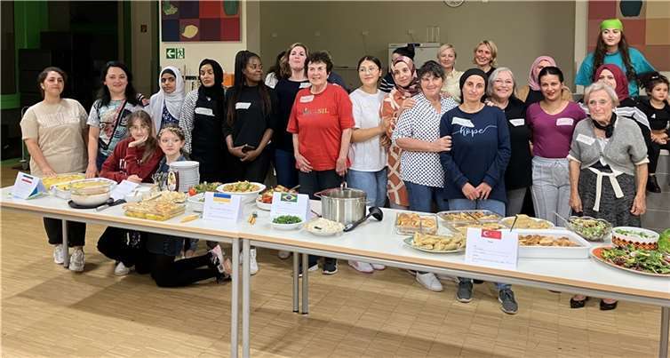 Ein reichhaltiges Buffet erwartete die Gäste. Foto: Gemeinde Wachtberg