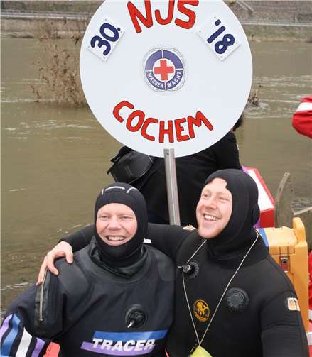 Ein rundes Jubiläum das gefeiert werdenwill. Zum 30. Mal stürzte man sich heuer in die Moselfluten.