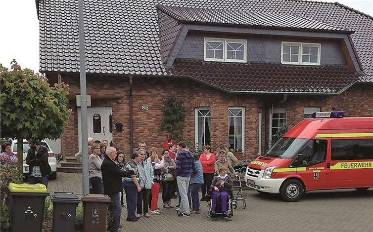 Ein simulierter Brand wurde als Übung für den Ernstfall bei der Lebenshilfe in Swisttal-Heimerzheim angenommen. privat