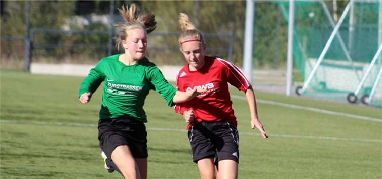 Ein spannendes Laufduell.