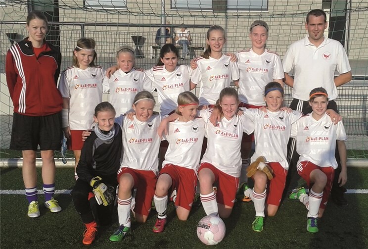 Ein starkes Team: Die Rot-Weiß Merl – D-Juniorinnen. privat