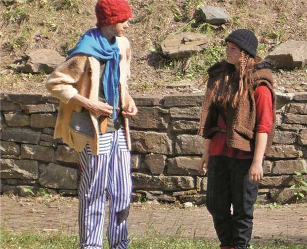 Ein starkes Team: Milena Becher als Ronja (r.) und Etienne Werres als ihr Freund Birk.