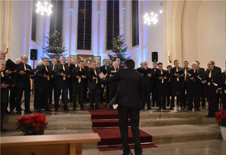 Ein stimmgewaltiges Ensemble, das mühelos auch große Räume ausfüllt: Der MännerChor Nickenich.
