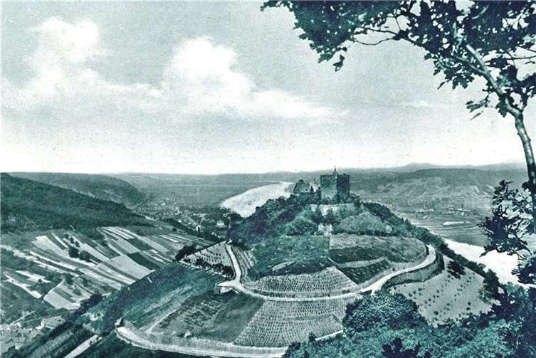 Ein stimmungsvoller Blick ins Rheintal.  Kreisverwaltung Ahrweiler