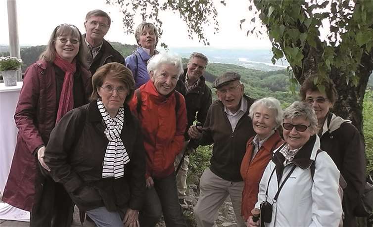 Ein toller Ausblick belohnte die Wanderer für den steilen Aufstieg. privat