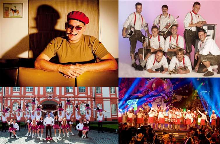 Ein tolles Programm mit den Höppemötzjer, Ausbilder Schmidt, der Gulaschkapell und vielen mehr erwartet die Besucher der Prunksitzung.privat