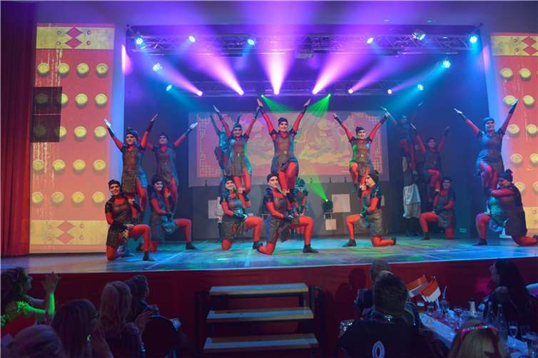 Ein tolles Tanzprogramm war zu sehen.  Fotos: Elferrat „Rot-Weiss“