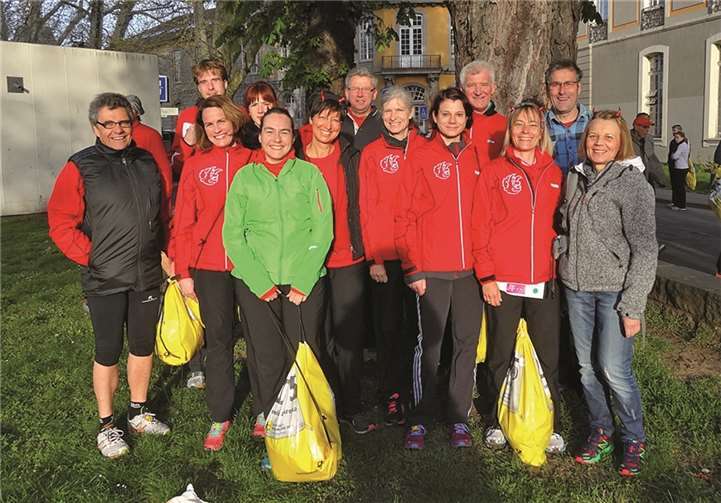Ein tolles Team: Die Sportteufelchen beim Halbmarathon in Bonn. Renate Harder