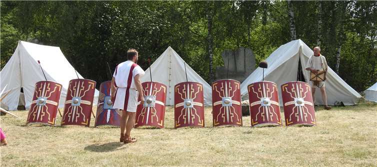 Ein typisch römisches Lager.