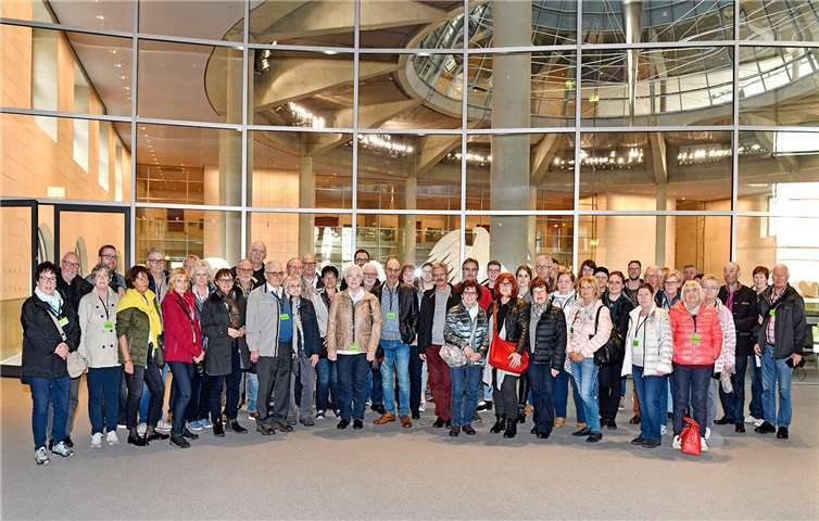 Ein volles Programm und spannende Einblicke in die Arbeitsprozesse des Bundestages erwarteten die Besuchergruppe von Andrea Nahles.Deutscher Bundestag