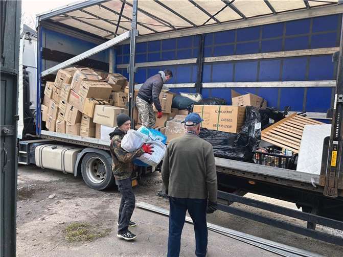 Ein weiterer Hilfstransport ist im März in Brody angekommen.  Foto: Stadt Bendorf