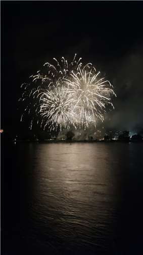 Ein weiterer Höhepunkt war das große Feuerwerk.