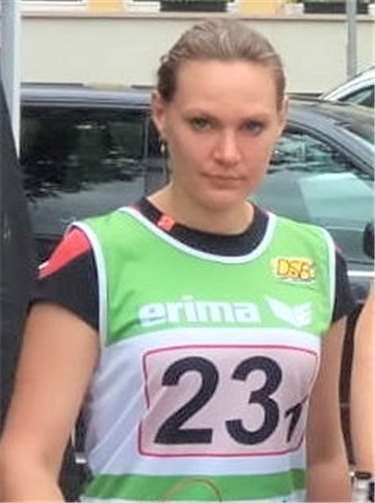 Ein wenig enttäuscht schaut Anke Schirmer schon.Foto: privat