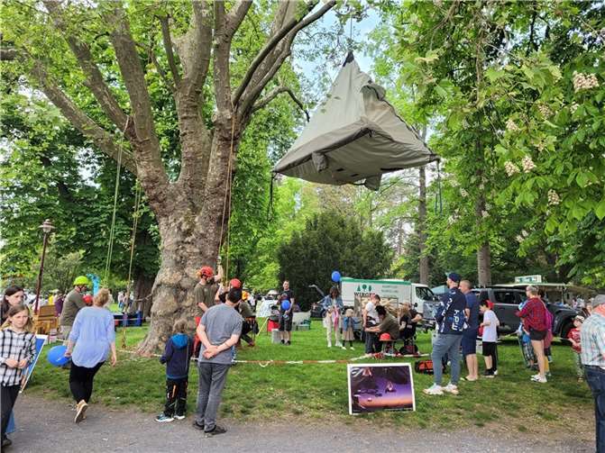 Ein wichtiger Bestandteil des Bauern- und Gartenmarktes ist der Familiensonntag im Stadtpark.  Copyright: Stadt Bendorf