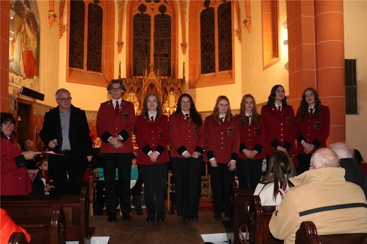 Ein wichtiger Programmpunkt des Abends war die Ehrung langjähriger Musiker.