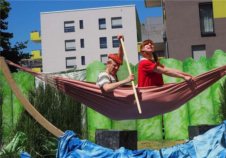 Einblick in das Theaterstück. privat