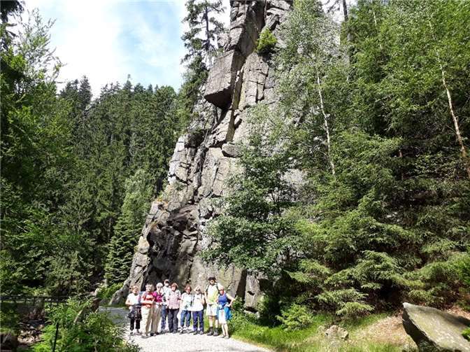 Eindrucksvolle Felsmassive. Fotos: privat