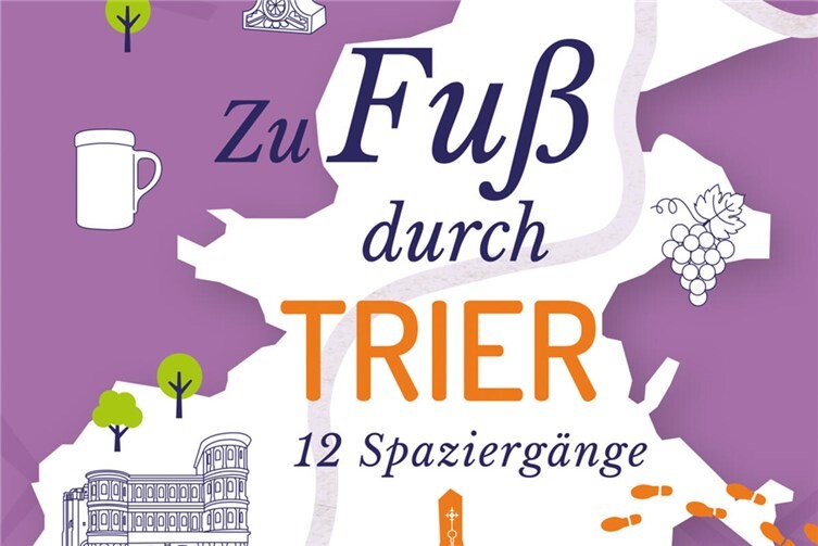 Eindrucksvolle Rokokobauten und herrschaftliche Gärten, herrliche Moselblicke und malerische Rebhänge: Trier bietet die perfekte Kulisse für die 12 Spaziergänge in „Zu Fuß durch Trier“.