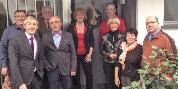 Eine Abordnung der SPD Andernach und des Deutsch-Österreichische Freundschaftskreis gratulierte zum Geburtstag. privat