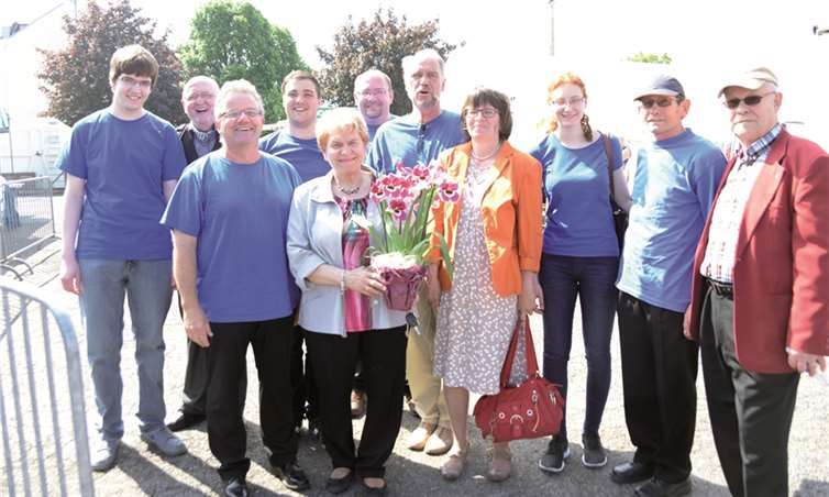 Eine Abordnung des Spielmannzuges Freiweg besuchte den befreundeten Musikverein „La Lyre“ in Hettange Grande Dieter Wind
