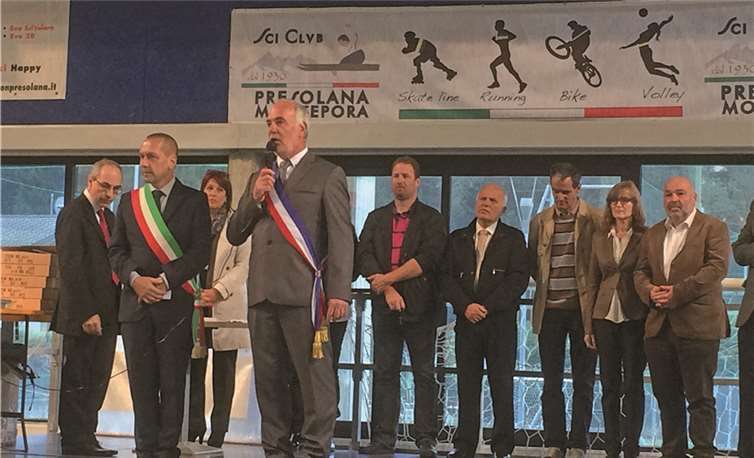 Eine Adenauer Delegation war anlässlich des Jubiläums nach Castione della Presolana gereist. Privat