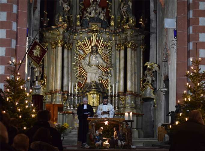 Eine Andacht in der Klosterkirche hatte den Empfang eingeleitet.