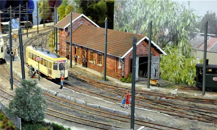 Eine Belgische Tram-Bahn. Helmut Reichelt