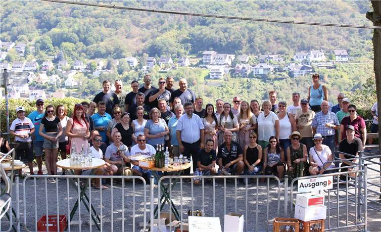 Eine Delegation aus Moritzburg in Sachsen besuchte die Partnerstadt Cochem.Fotos: TE