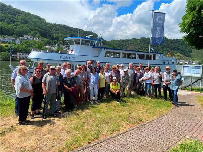 Eine „Fahrt ins Blaue“ auf der Mosel voller Überraschungen erlebten die Mitglieder der Ehrenamtsinitiative.  Foto: Stadtverwaltung Andernach