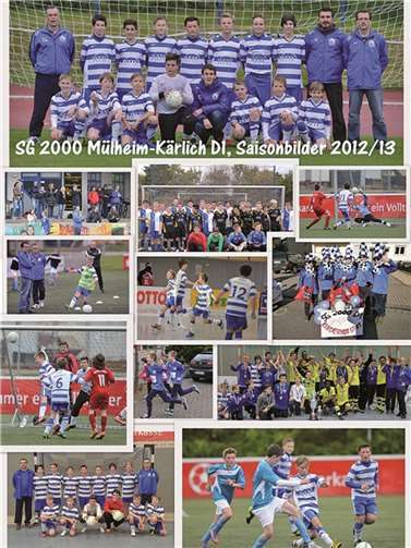 Eine Foto-Collage der D1-Mannschaft privat