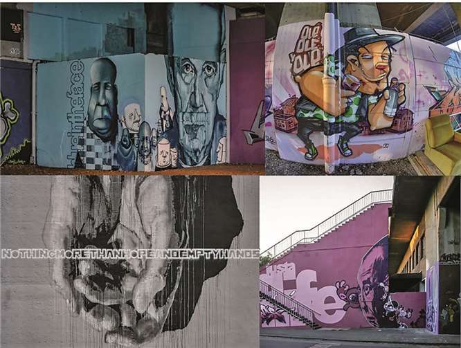 Eine Fotocollage der ehemaligen „Wall of Fame Koblenz“.privat