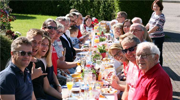 Eine Frühstücksgesellschaft aus dem Jahr 2019. Foto: privat