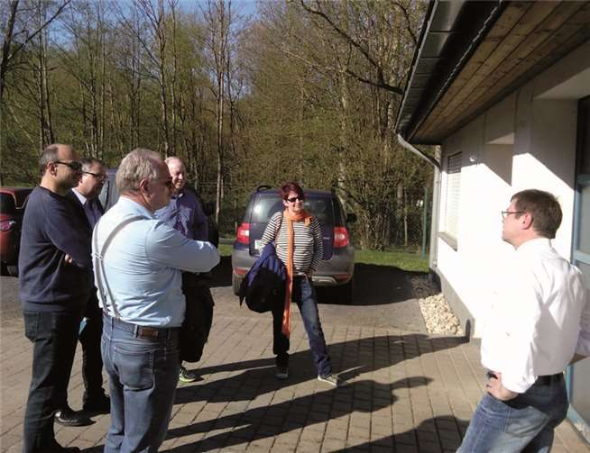Eine Gruppe der GRÜNEN aus dem Maifeld und der Vordereifel besuchten das Wasserwerk Münstermaifeld-Metternich. Privat