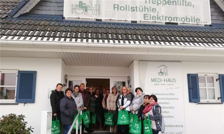 Eine Gruppe von dreizehn Hauswirtschaftskräften besuchte am 24. Januar 2019 das MEDI-HAUS. Foto: Privat